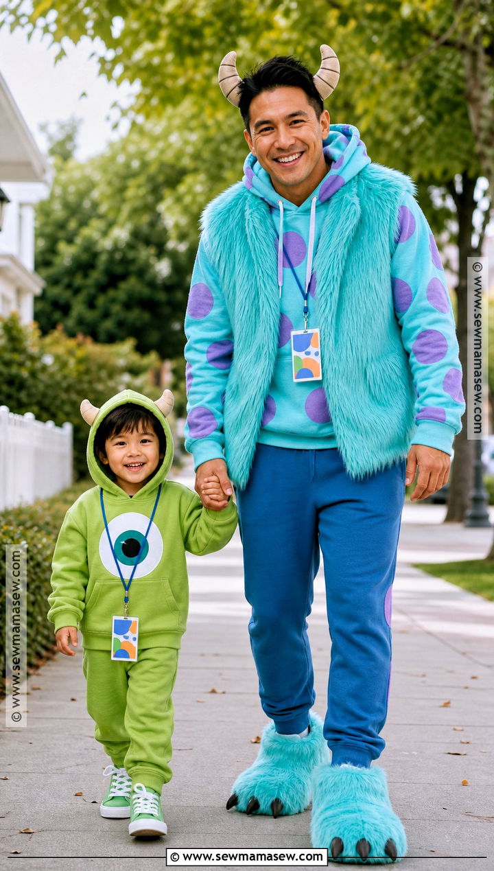 Parent And Child Mike And Sully Costume - 35 mike and sully costume ideas