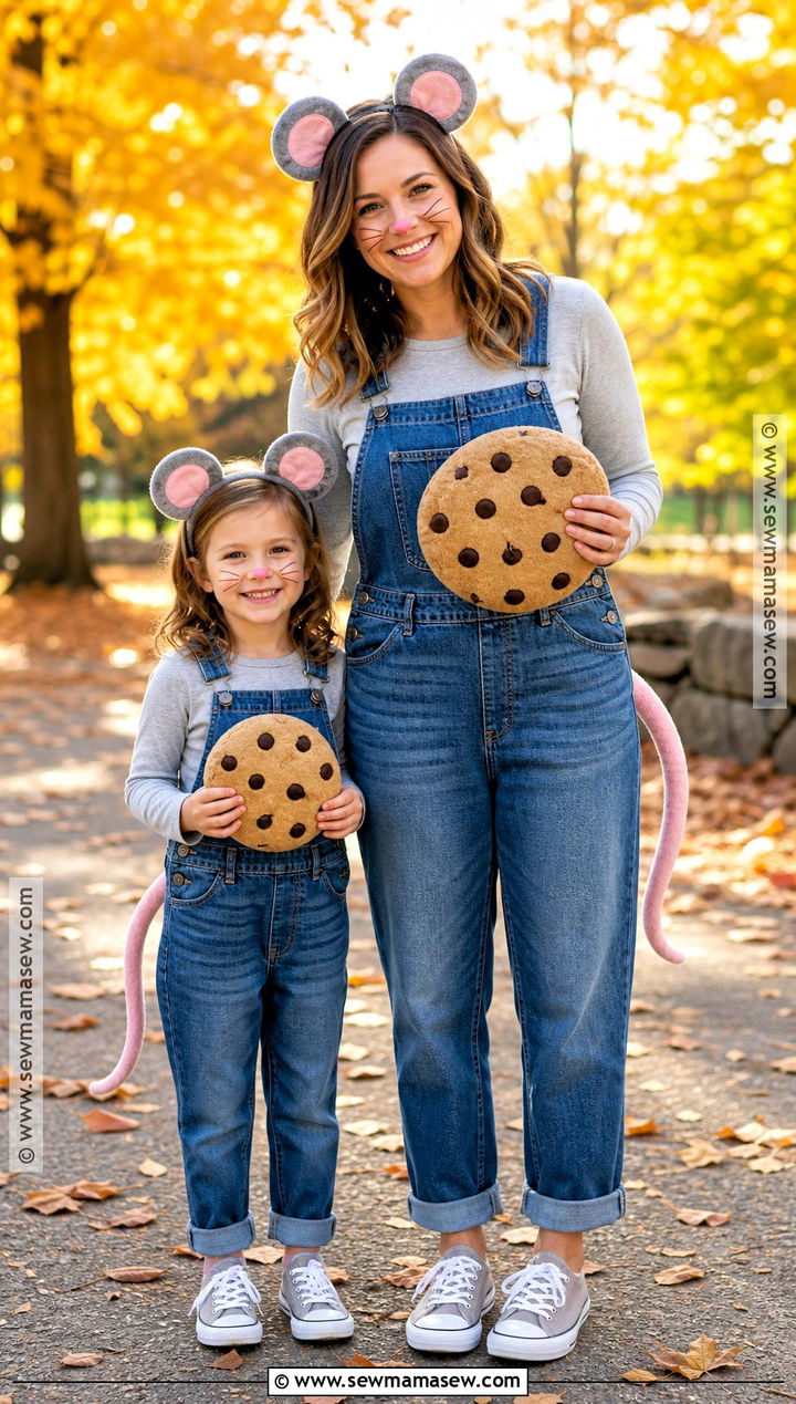 Parent And Child Mouse Costumes - 45 if you give a mouse a cookie costume ideas