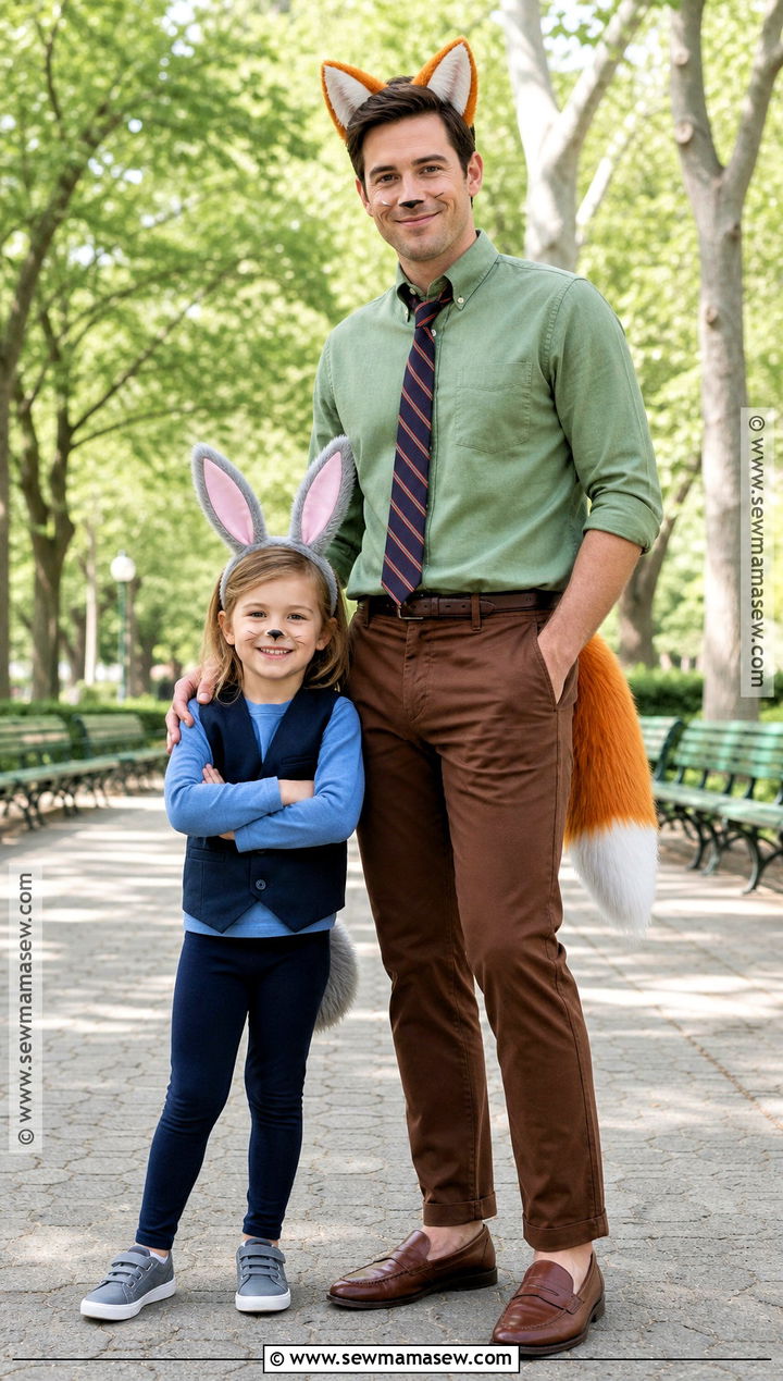 Parent And Child Nick Wilde And Judy Hopps Costume - 30 nick wilde and judy hopps costume ideas