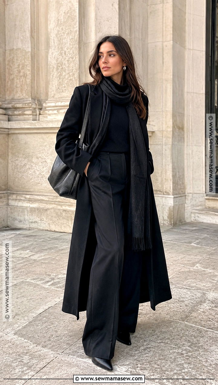 Paris Autumn All Black Outfit - 15 autumn paris outfits 2026