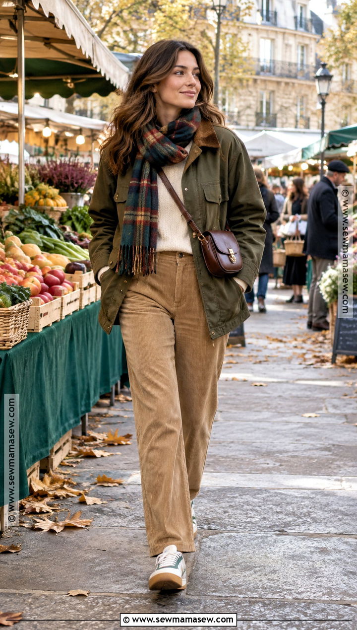 Paris Autumn Barn Jacket Outfit - 15 autumn paris outfits 2026