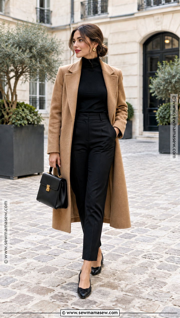 Paris Fall Black Turtleneck Outfit - 25 Paris Fall Fashion Ideas