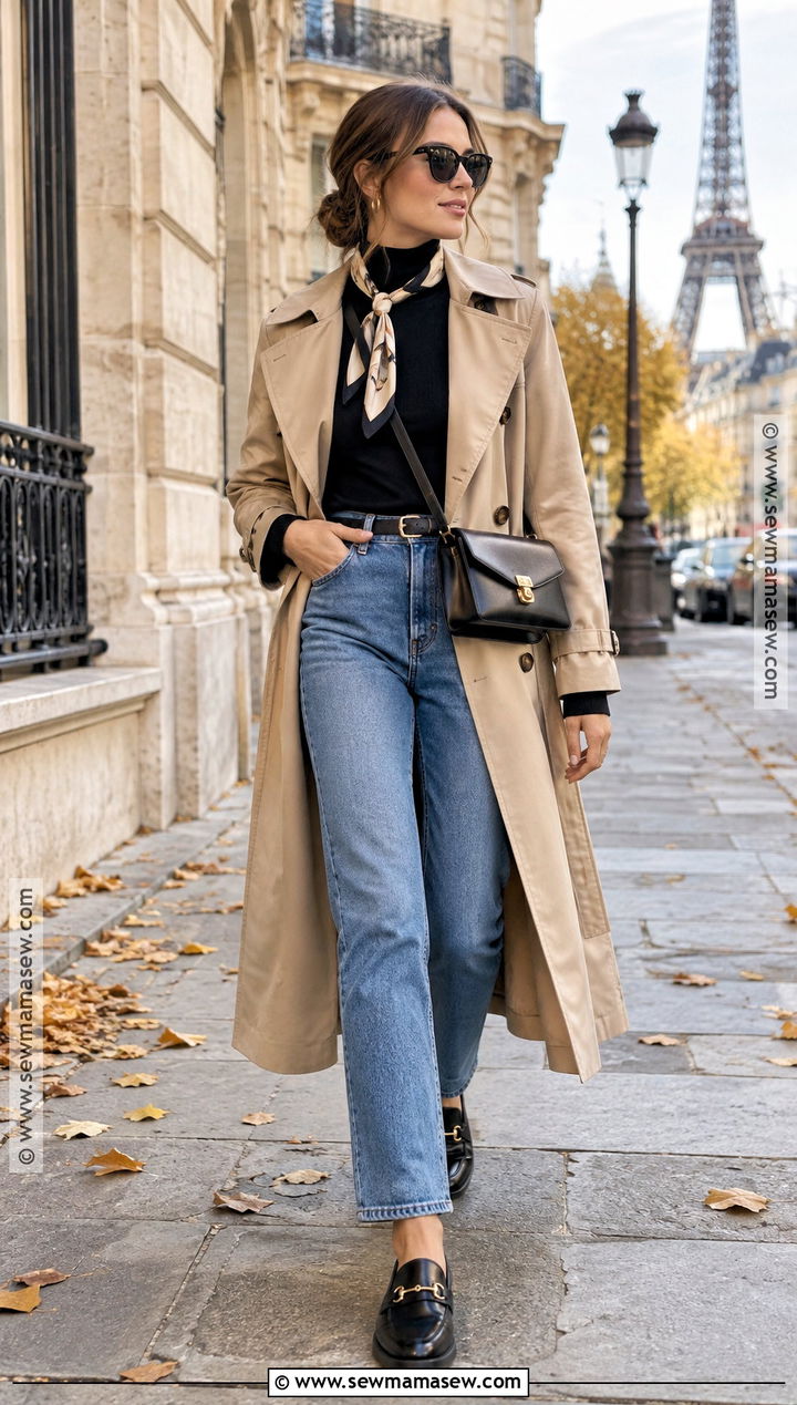 Paris Fall Trench Coat Outfit - 25 Paris Fall Fashion Ideas