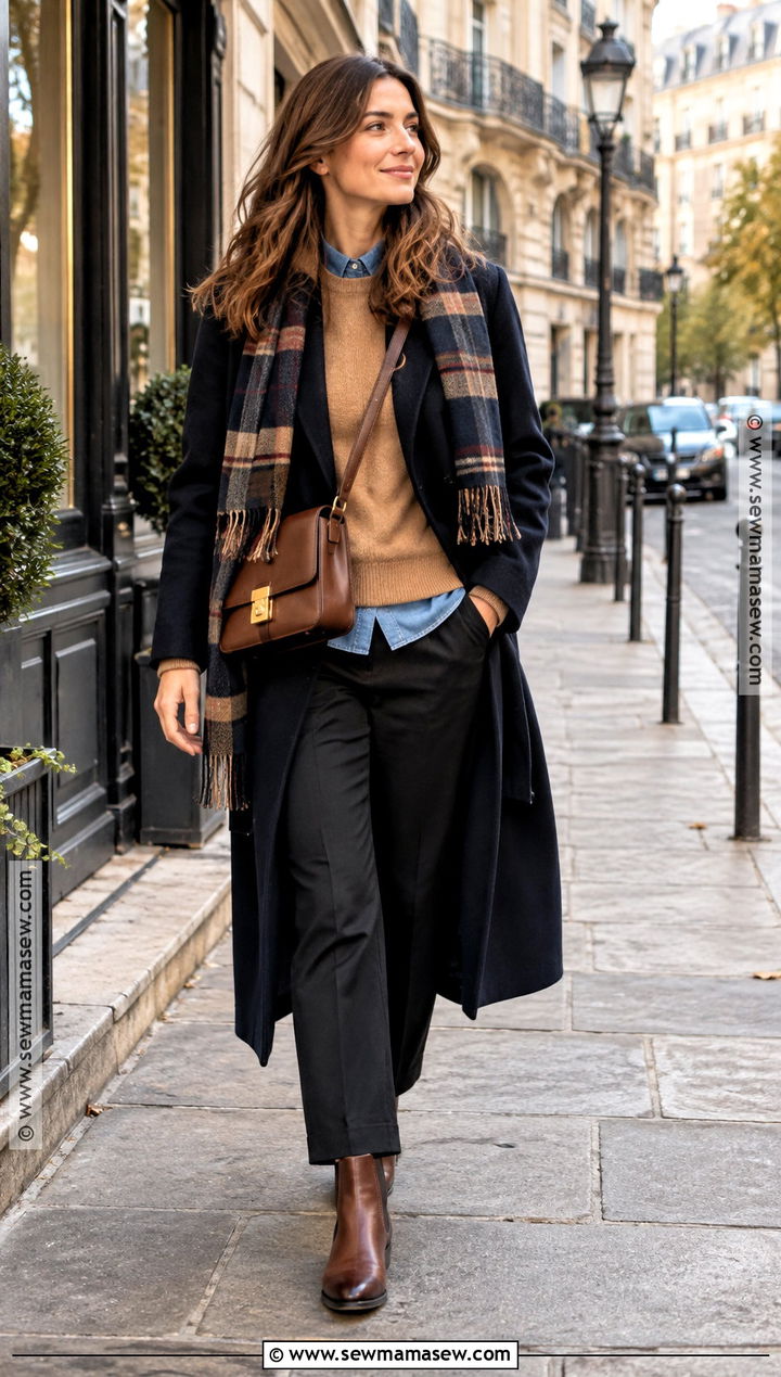 Paris November Denim Shirt Outfit - 20 paris in november outfits