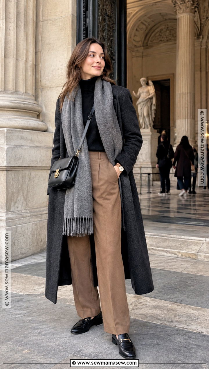 Paris November Museum Outfit - 20 paris in november outfits