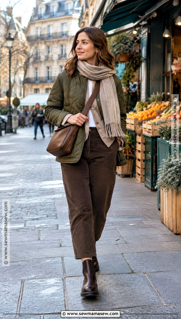 Paris November Quilted Jacket Outfit - 20 Paris Outfits November