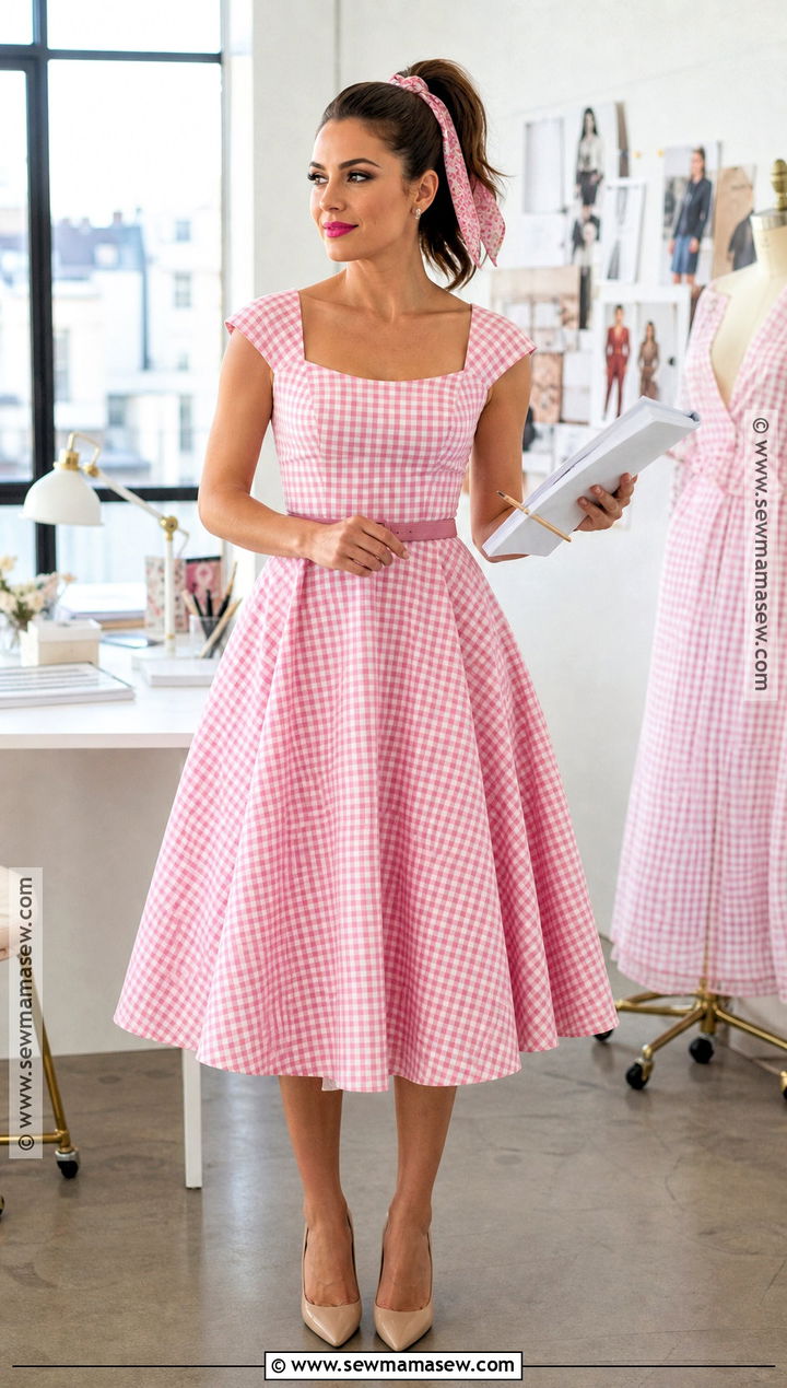 Paris When It Sizzles Gingham Costume - 30 audrey hepburn halloween costume ideas