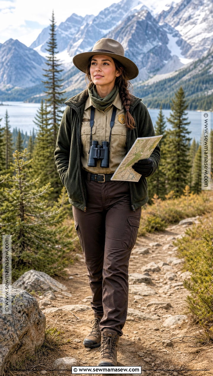 Park Ranger Costume With Fleece Jacket - 40 warm halloween costumes