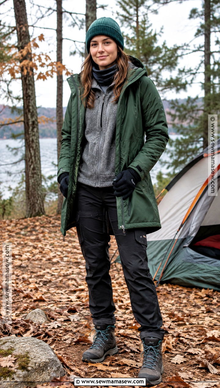Parka And Thermal Base Layers Fall Camping Outfit - 25 fall camping outfits