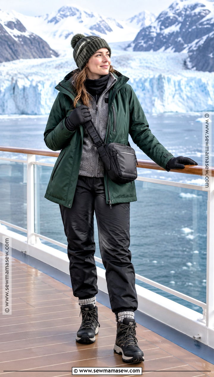 Parka And Waterproof Trousers Alaskan Cruise Outfit - 15 Alaskan Cruise Outfits October