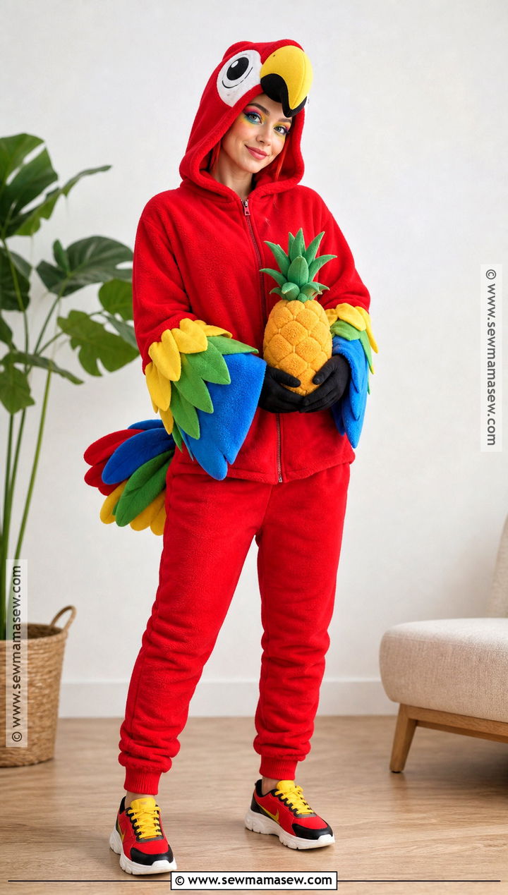 Parrot Hoodie Costume - 35 parrot costume ideas