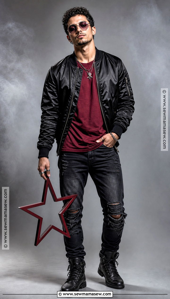 Party Monster Bomber Jacket Costume - 35 the weeknd halloween costume ideas