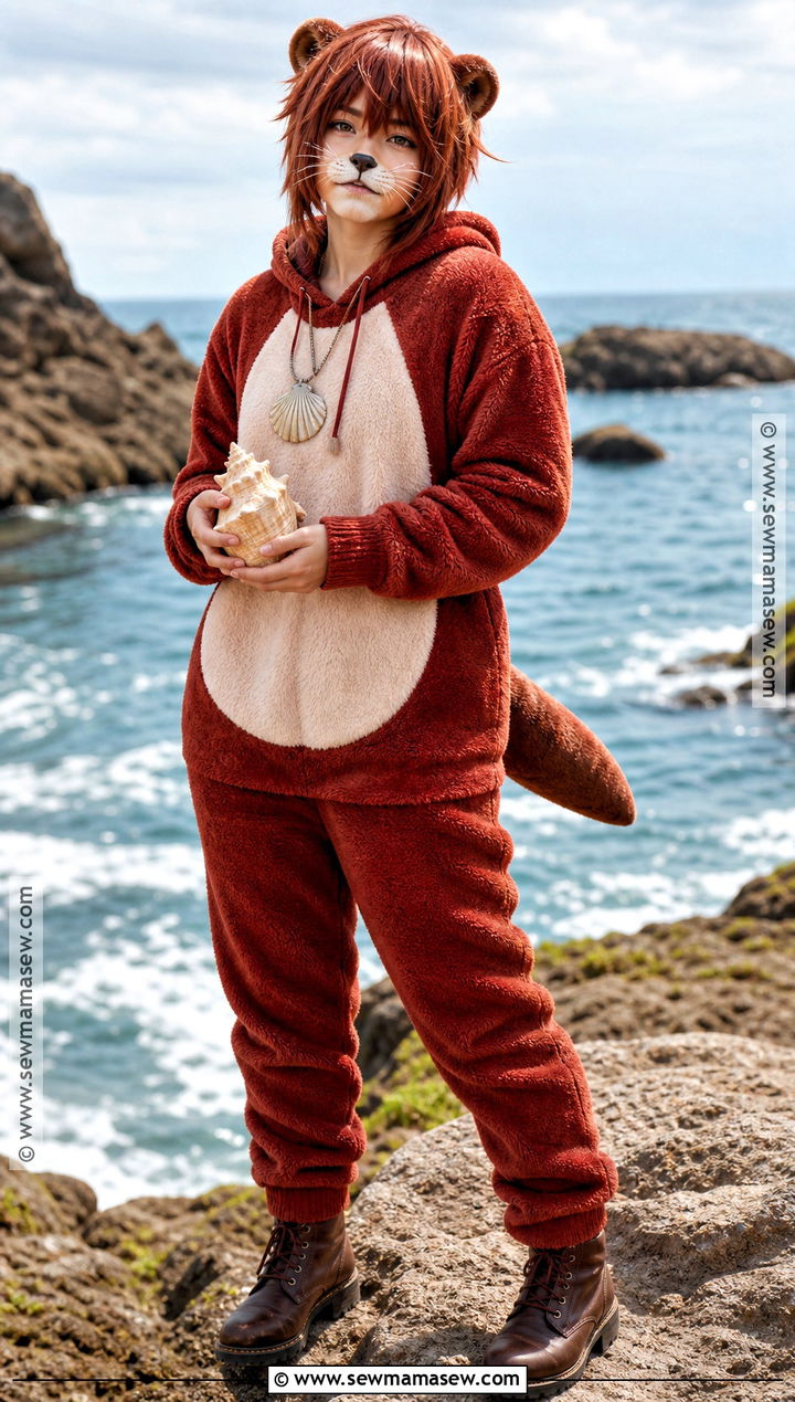 Pascal Cosplay With Shell Necklace - 30 animal crossing cosplay ideas