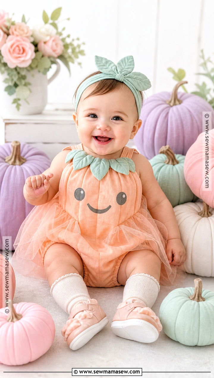 Pastel Baby Pumpkin Costume - 30 baby pumpkin costume ideas