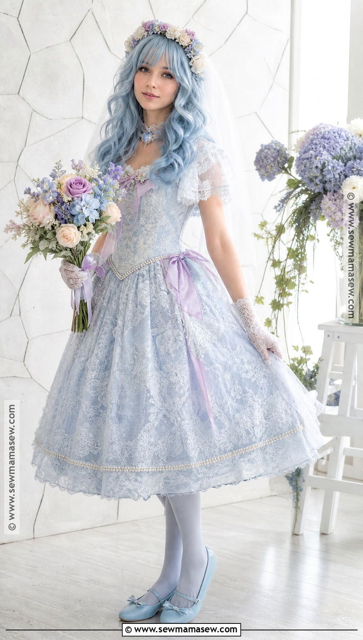 Pastel Blue Corpse Bride Costume - 50 corpse bride costume ideas