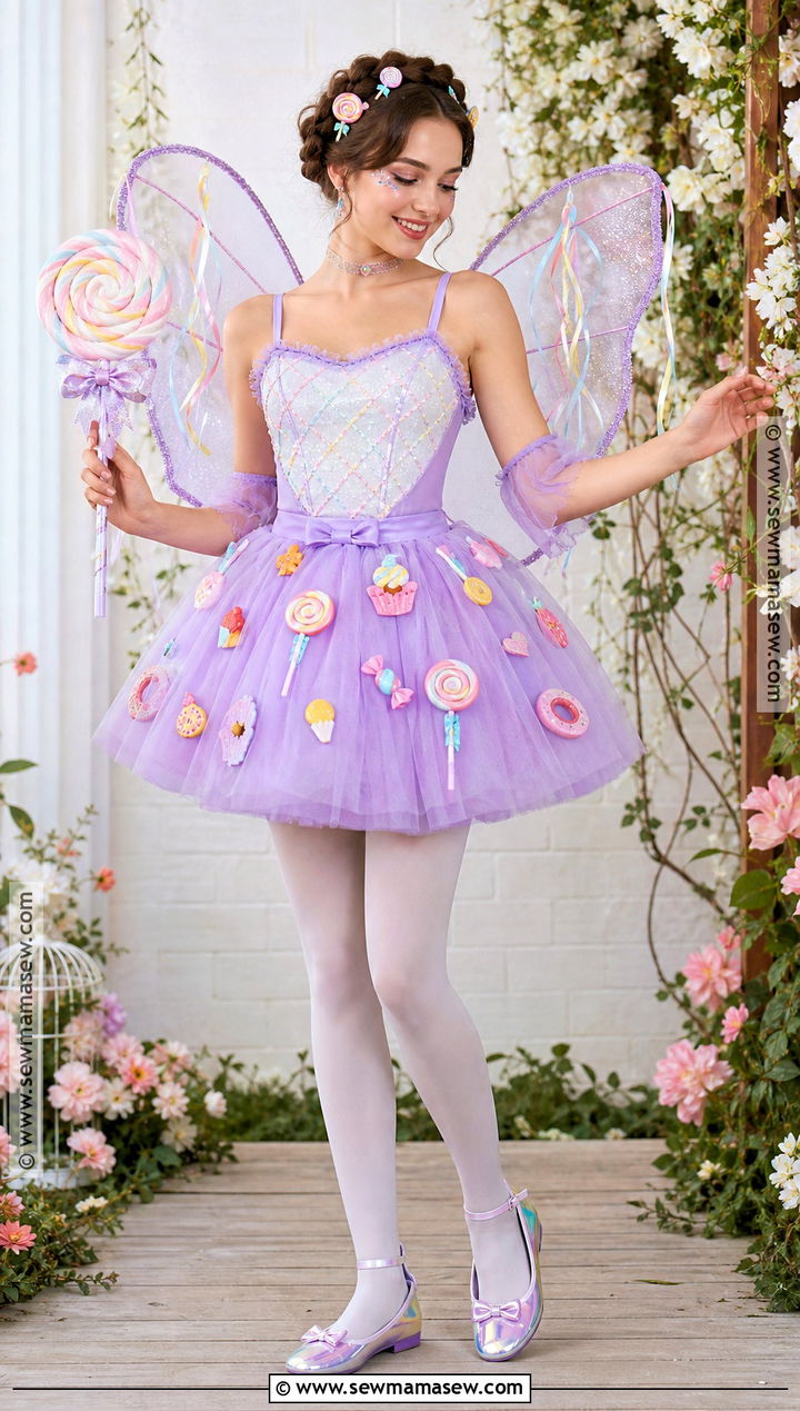 Pastel Candy Fairy Girl Costume - 30 Candy Girl Halloween Costume Ideas