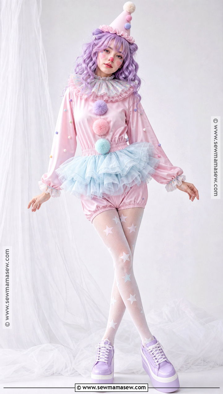 Pastel Clown Costume - 30 Clown Costume Aesthetic Ideas