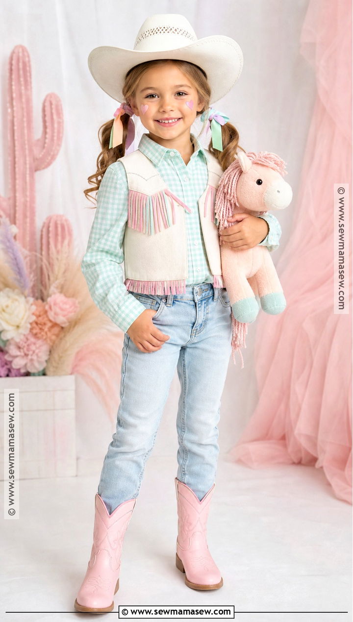 Pastel Cowgirl Costume - 30 cowgirl costume ideas for kids
