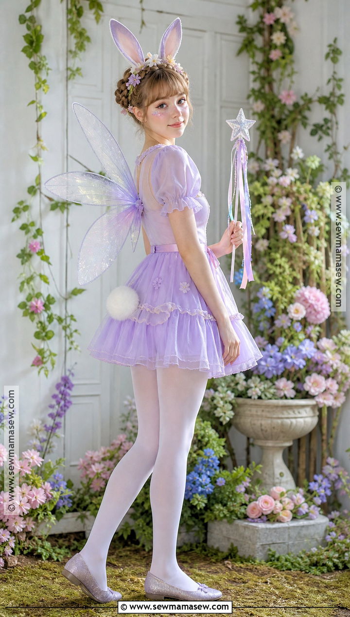 Pastel Fairy Bunny Costume - 30 Halloween Bunny Costume Ideas