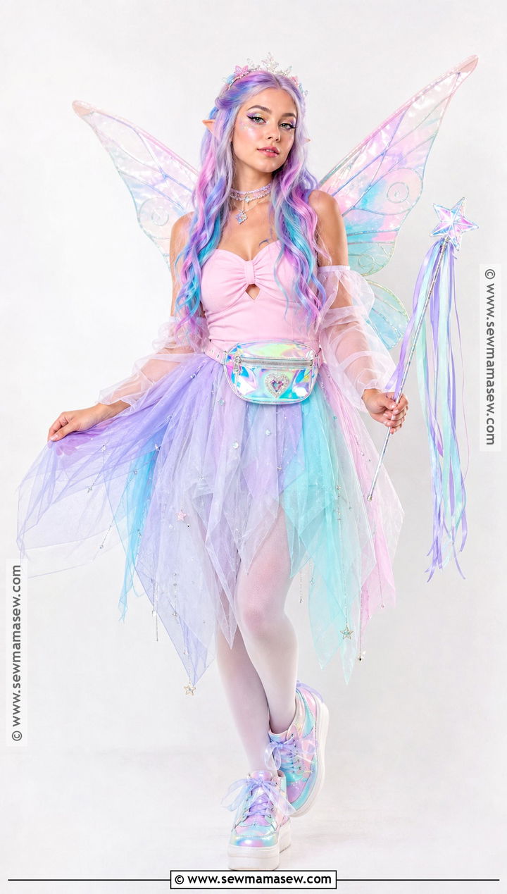 Pastel Fairy Costume - 35 fairy costume ideas for women