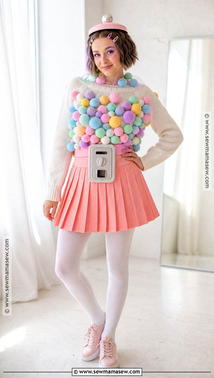 Pastel Gumball Machine Costume - 35 gumball costume ideas