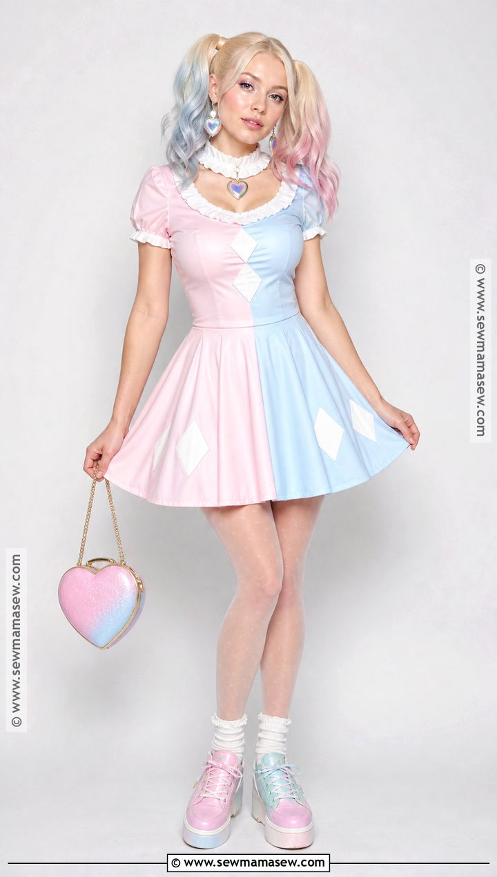 Pastel Harley Quinn Costume - 50 harley quinn costume ideas