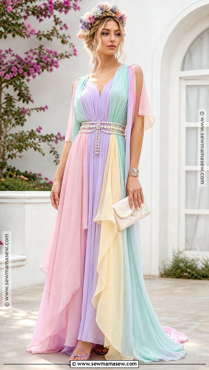 Pastel Iris Goddess Costume - 40 greek goddess halloween costume ideas