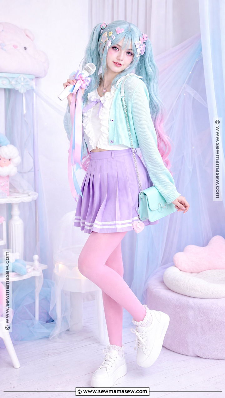 Pastel Miku Cosplay Costume - 45 miku cosplay ideas
