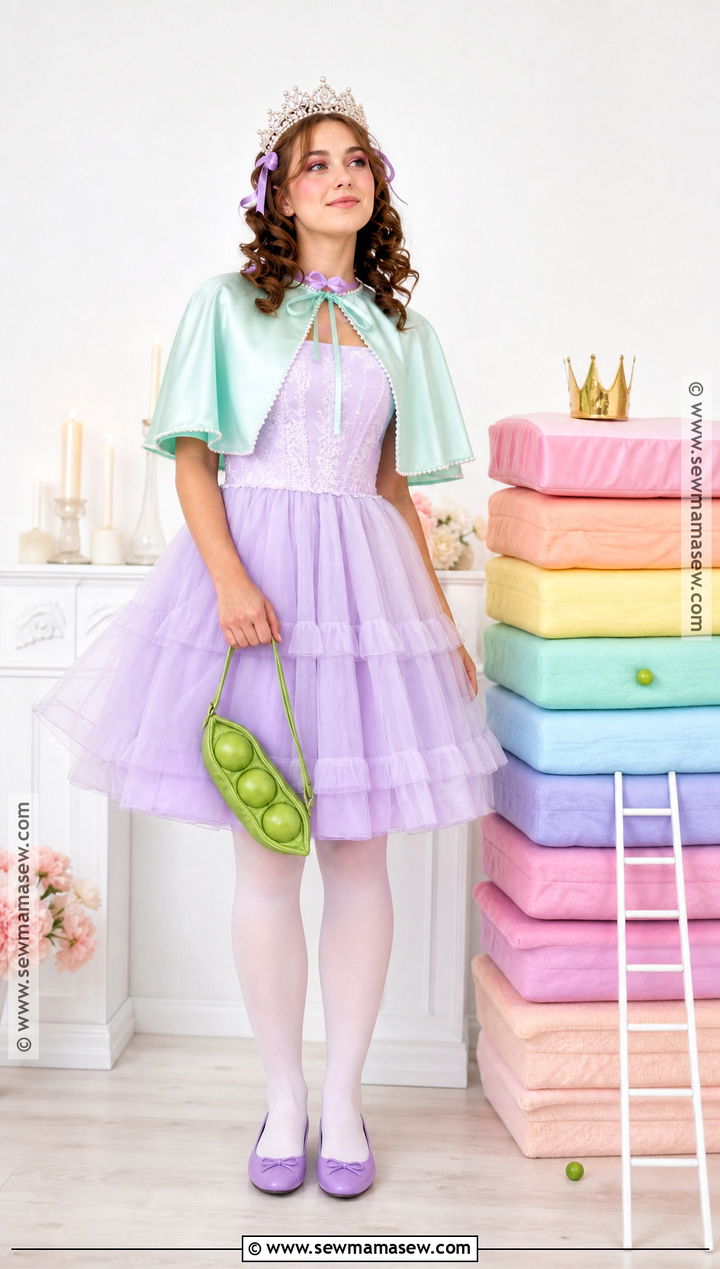 Pastel Princess And The Pea Costume - 30 princess and the pea halloween costume ideas