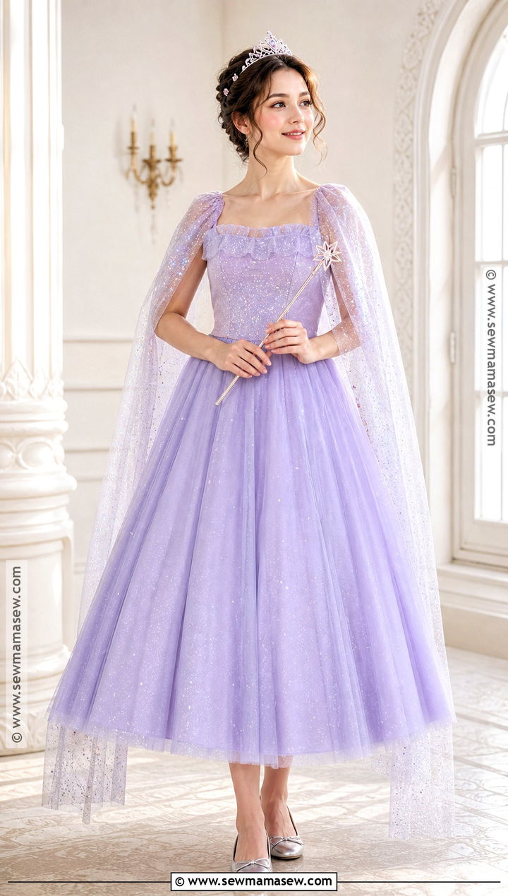 Pastel Princess Costume With Sparkly Cape - 45 cute costumes