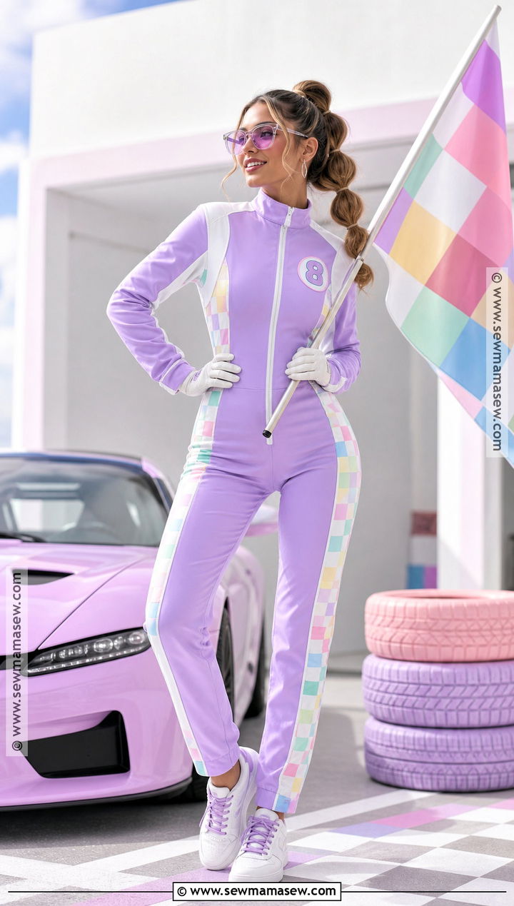 Pastel Race Car Driver Costume - 30 Race Car Driver Costume Ideas for Women