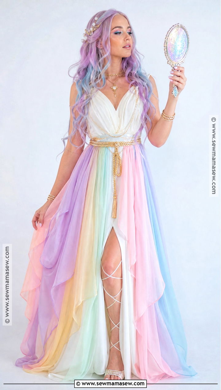 Pastel Rainbow Aphrodite Cosplay - 30 aphrodite cosplay ideas