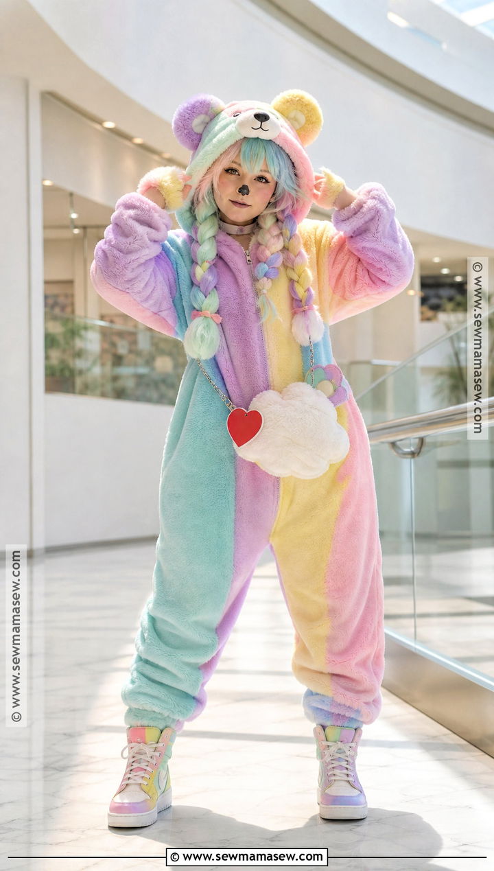 Pastel Rainbow Ty Bear Costume - 30 Ty Bear Costume Ideas