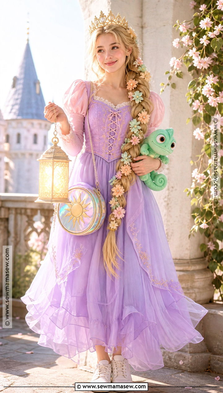 Pastel Rapunzel Costume - 40 repunzle costume idea
