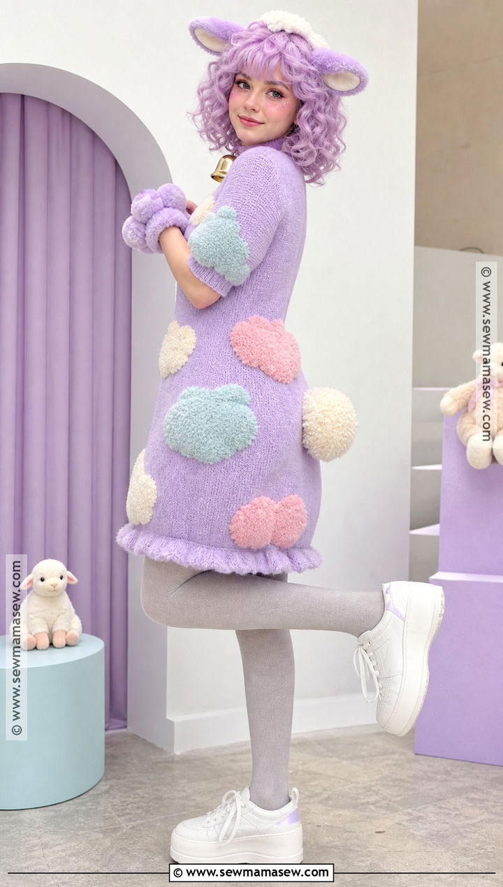 Pastel Sheep Costume - 30 Sheep Costume Ideas for Women