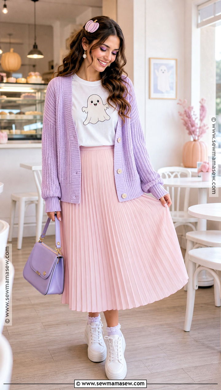 Pastel Spooky Halloween Outfit - 30 Halloween Themed Outfits
