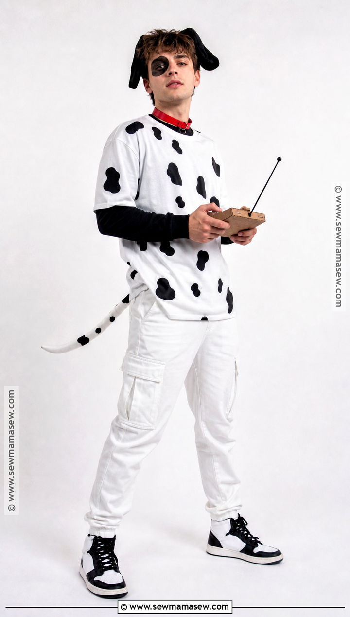 Patch Inspired Dalmatian Costume - 30 dalmatian halloween costume ideas