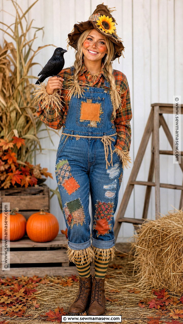 Patchwork Scarecrow Costume - 35 creative costumes