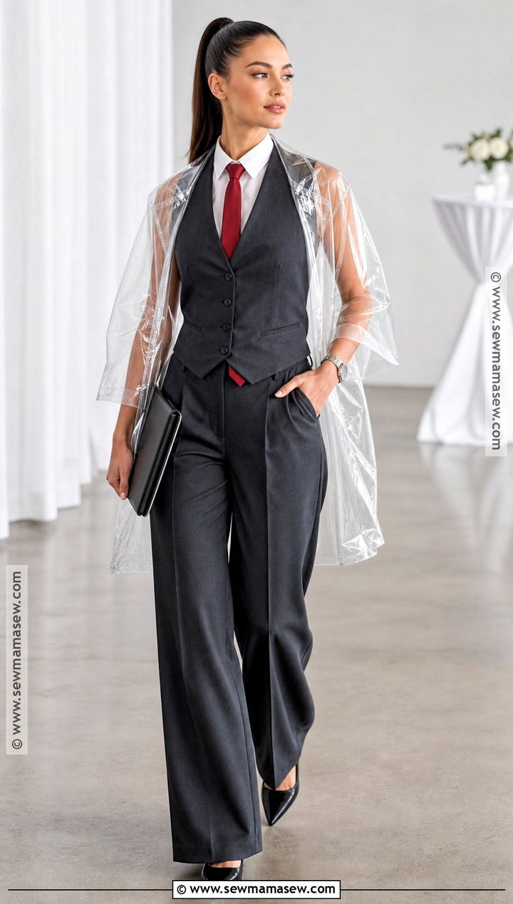 Patrick Bateman Costume With Vest And Wide Leg Trousers - 35 patrick bateman costume ideas for women