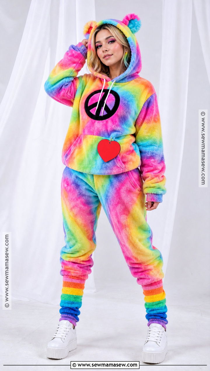 Peace Tie Dye Ty Bear Costume - 30 Ty Bear Costume Ideas