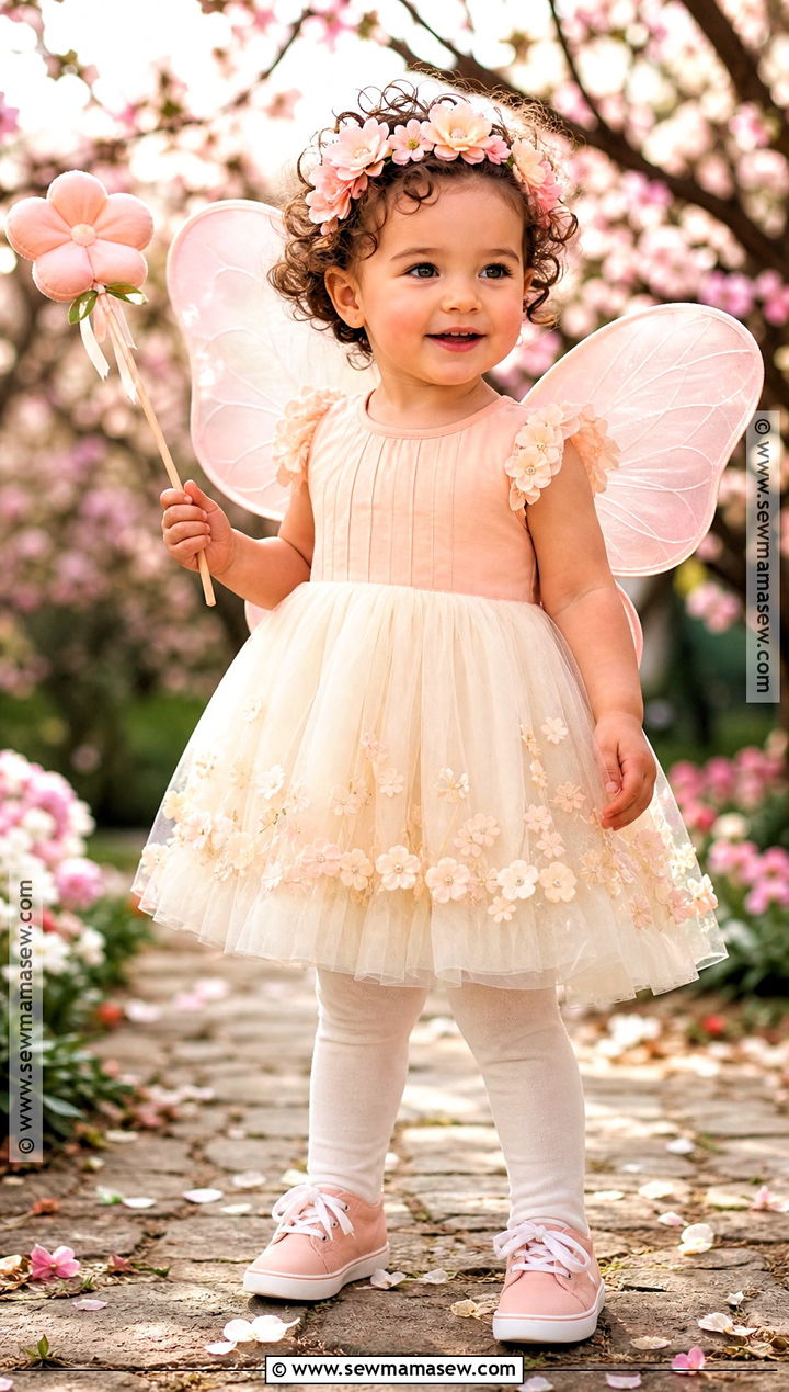 Peach Blossom Fairy Costume - 30 toddler fairy costume ideas