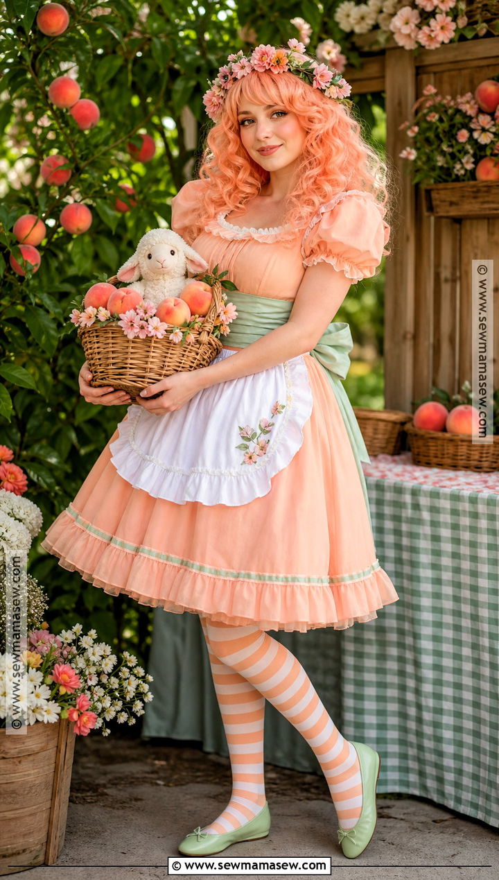Peach Blush Costume With Peach Dress - 35 strawberry shortcake characters costumes