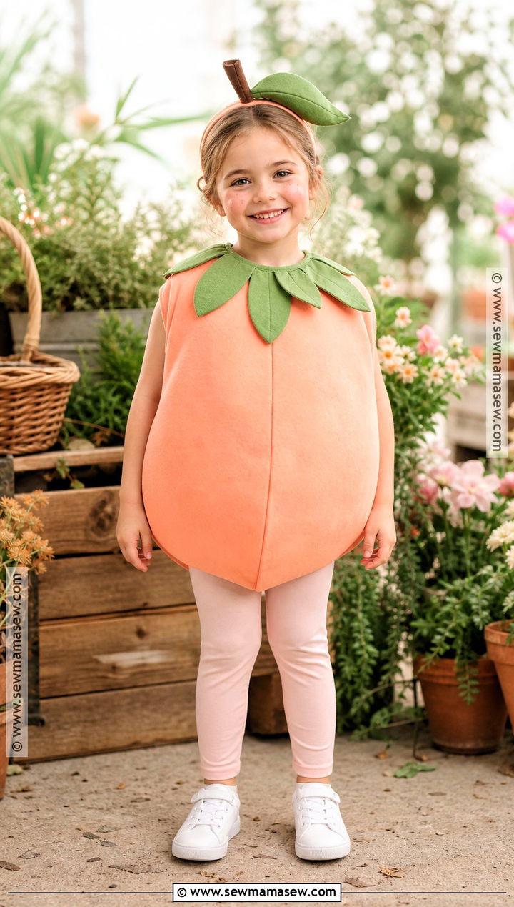 Peach Costume For Kids - 30 fruit costumes for kids