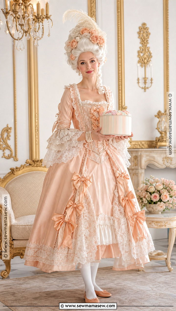 Peach Marie Antoinette Costume - 35 marie antoinette costume halloween ideas
