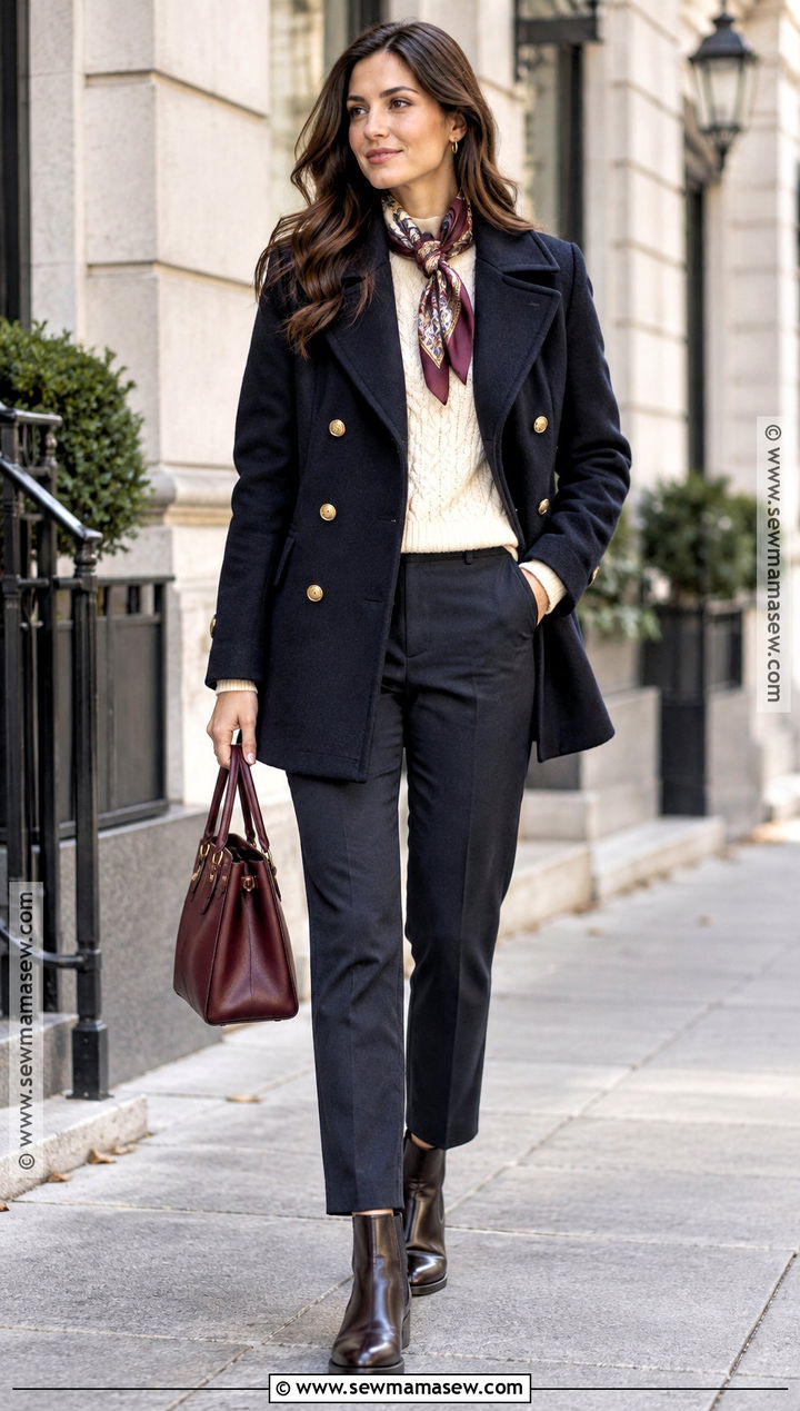 Peacoat Outfit - 15 fall winter coats for women