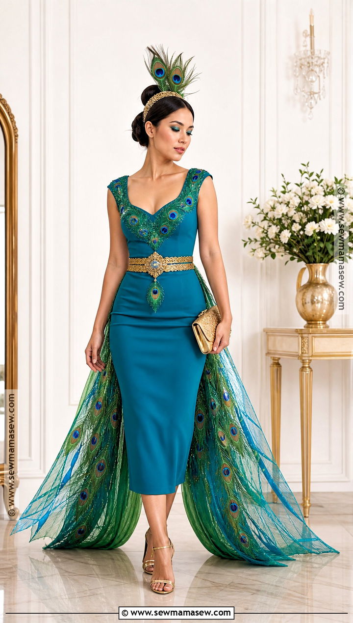Peacock Costume - 30 Creative Costume Ideas for Women