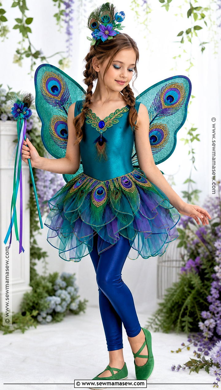 Peacock Fairy Costume - 30 peacock costume ideas for kids