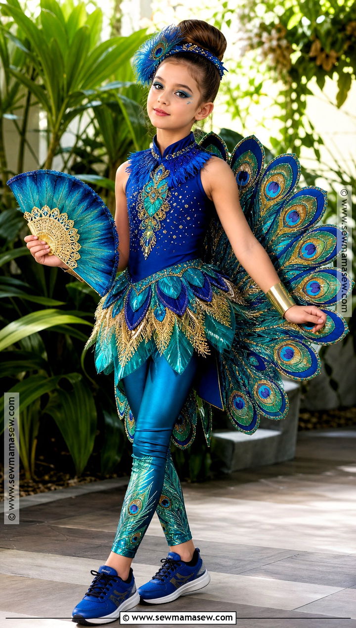 Peacock Fancy Dress Costume - 35 fancy dress costumes for kids