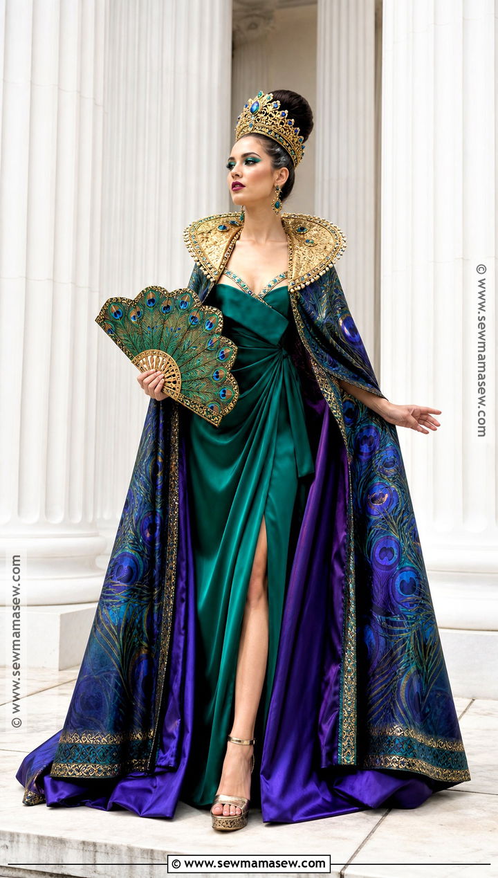 Peacock Hera Goddess Costume - 40 greek goddess halloween costume ideas