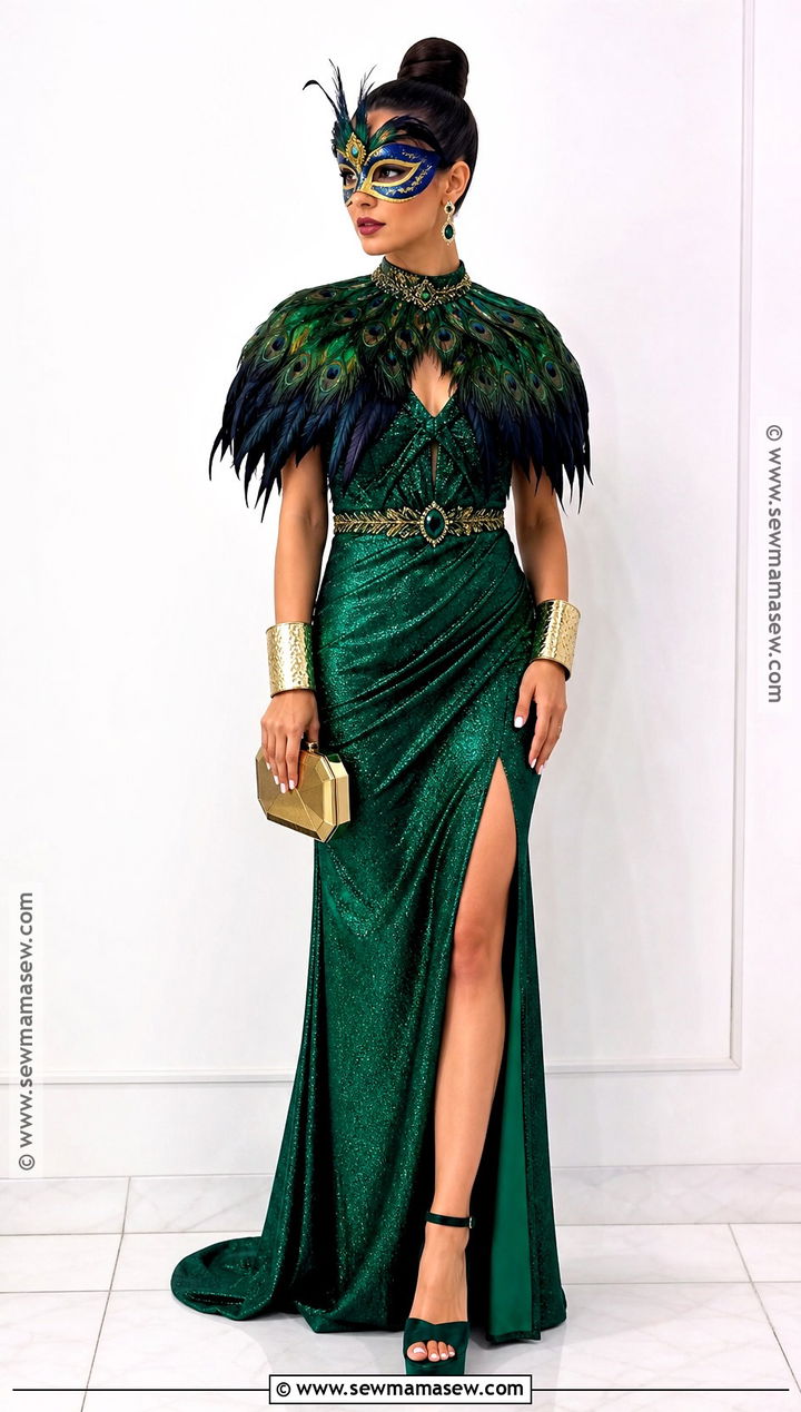 Peacock Masquerade Costume - 35 masquerade halloween costumes